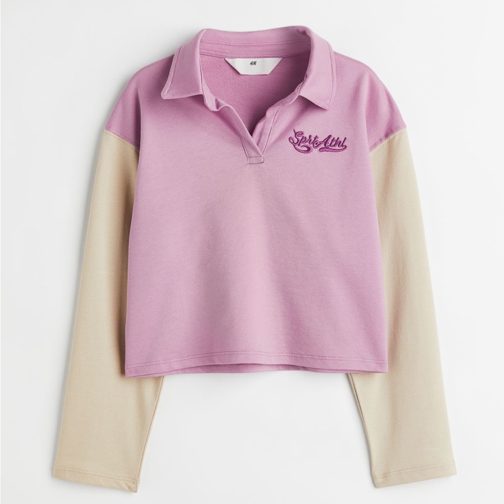 H&M girl crop sweater